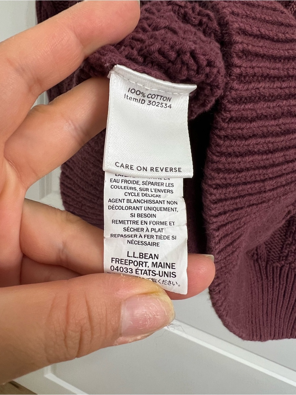 L.L. Bean Signature Women’s Medium Cable Knit Cowl Neck Sweater Chunky Fisherman - Picture 5 of 7